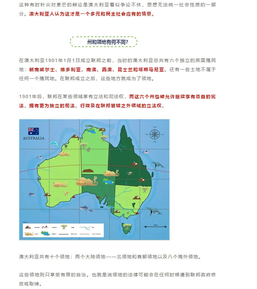 【博澳-澳大利亚】看看联邦制的国家如何管理各洲(图3)